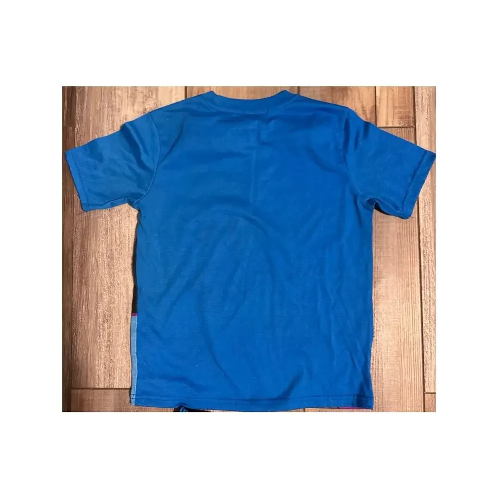 Minecraft Boys 2-Piece Pajama Set Size 8 Blue Short Sleeve Shirt & Shorts